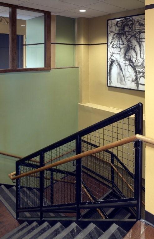 The Entrance Stairwell to the Clinic