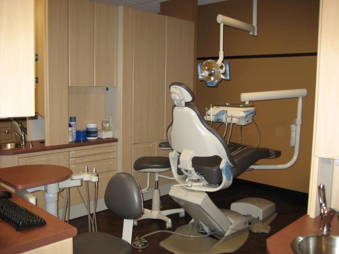 An Oral Health Exam Room