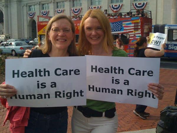 Patients/Staff Rally for Health Care Reform