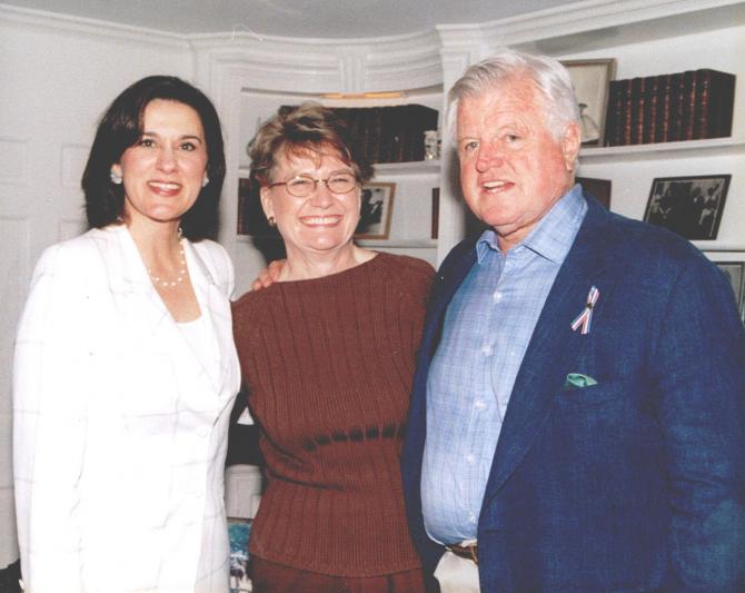 Senator Edward Kennedy and Victoria Reggie Kennedy