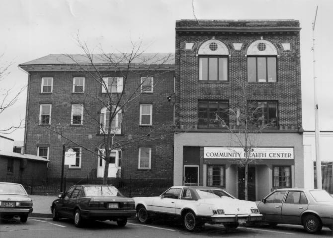 Front facade of the original site location