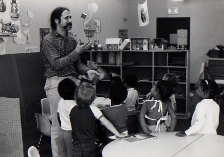 Mark Masselli juggling for children