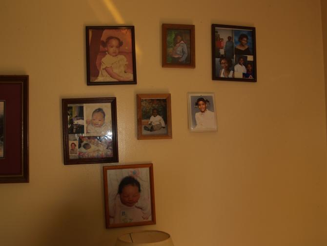 A patient picture wall