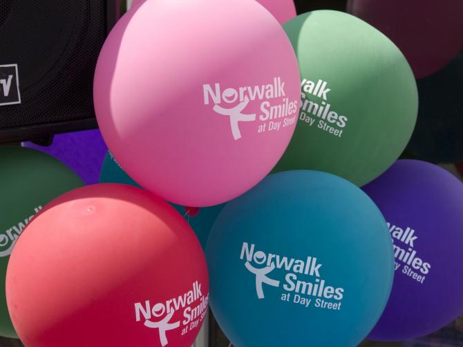 Balloons from the Norwalk Dental Opening