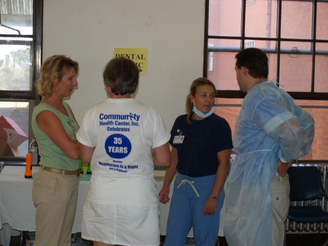 Dental Clinic workers