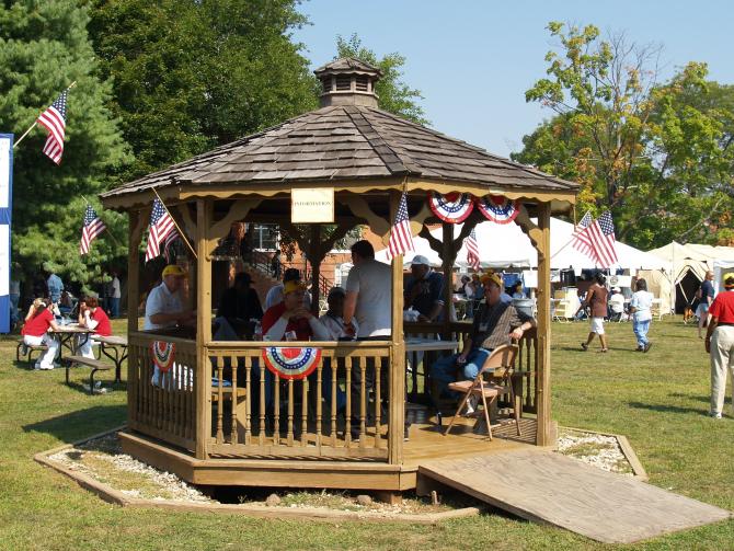 The gazebo