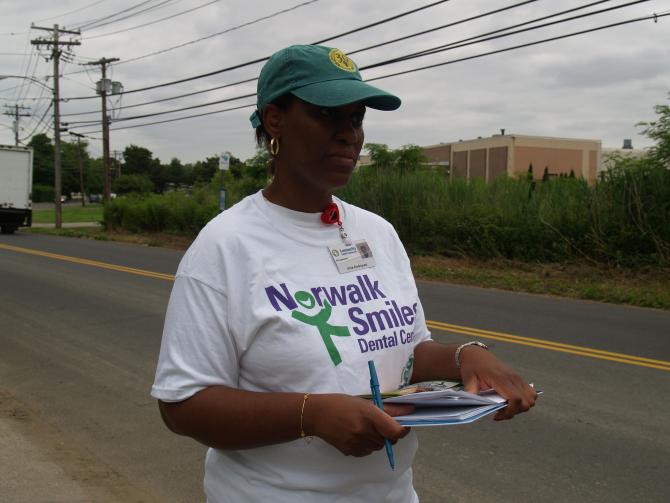 Outreach worker, Irma Rodriguez