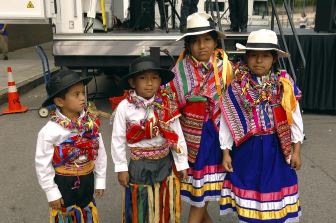 Child cultural performers