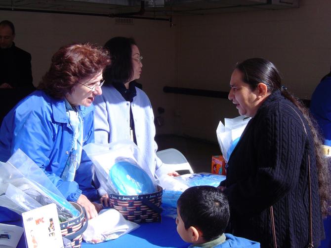 A prize table