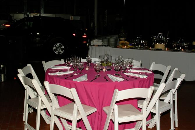 A Fundraiser Dinner Table