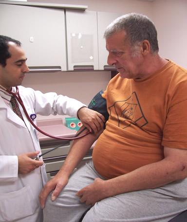 Blood pressure test