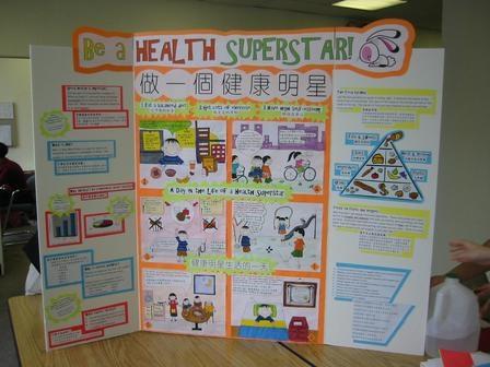 Good Health Day Educational Display Board