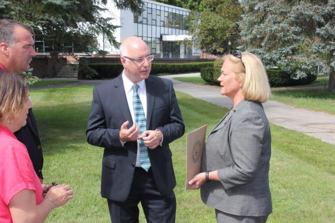 Marty Sabol and Representative Chellie Pingree