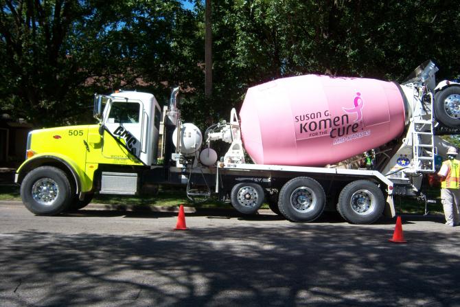 Construction of 9th and Market in 2010