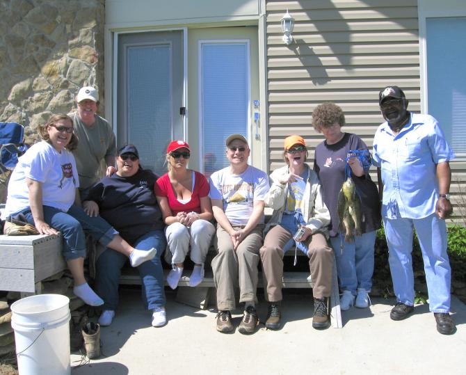 Staff visit CEO Susette Schwartz's Farm