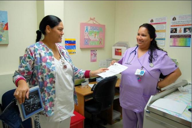 Medical Records staff at work