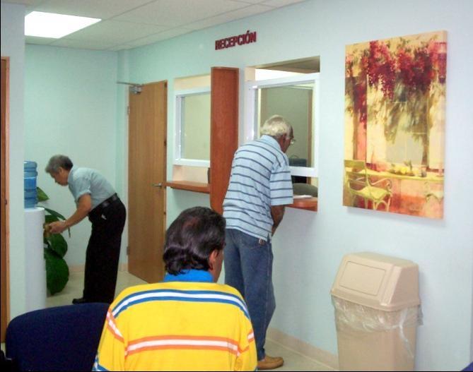 Patients in waiting room