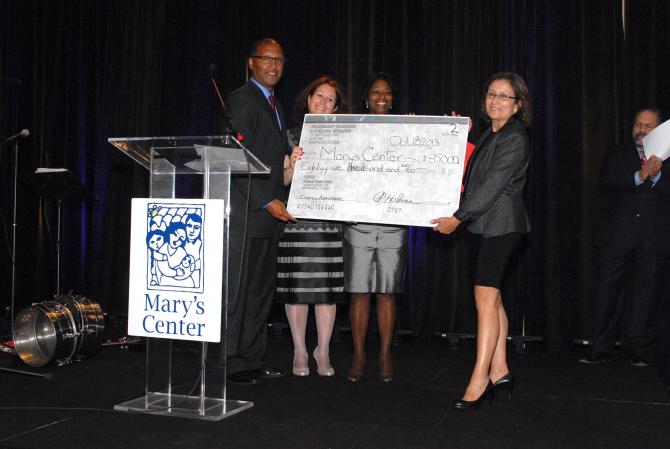 Pepco Donated $85,000 to Mary's Center! Thank you!