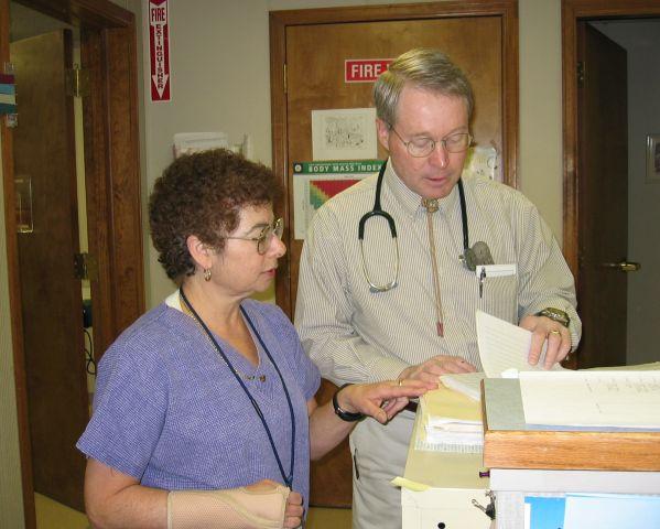 Dr. Lee Howell & Marlene Peterson, RN