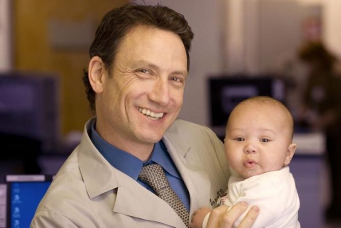 Dr. Francis and a baby boy