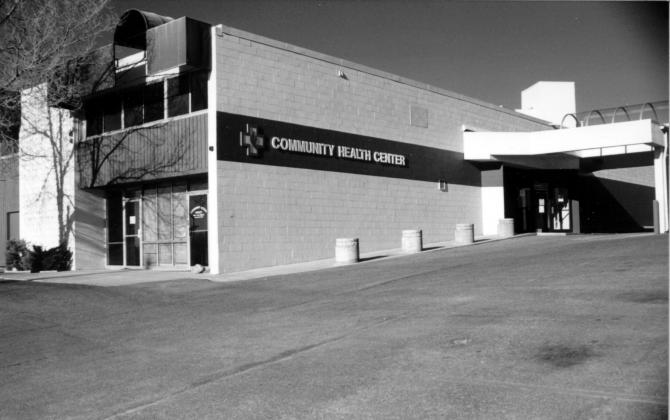 Historical photo of the Health Center