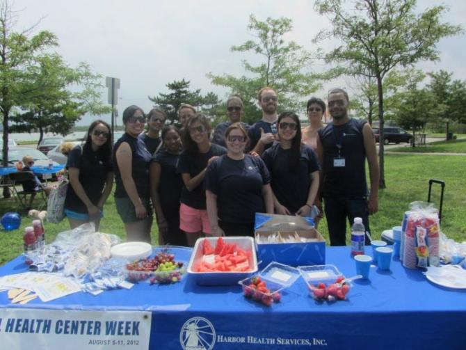 Staff Celebrating National Health Center Week 2012