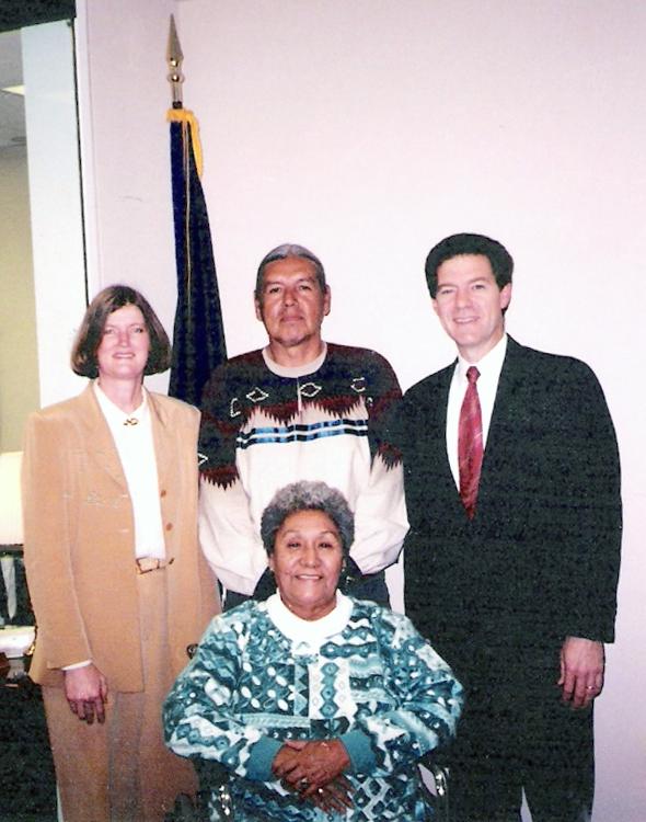 Hunter Health Staff with Senator Brownback