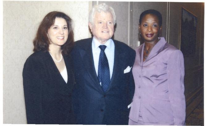 Senator Kennedy and Federica Williams, CEO