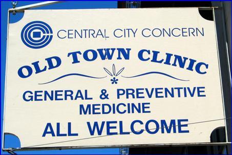 Old Town Clinic Welcome Sign