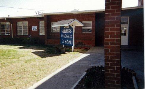 School entrance sign