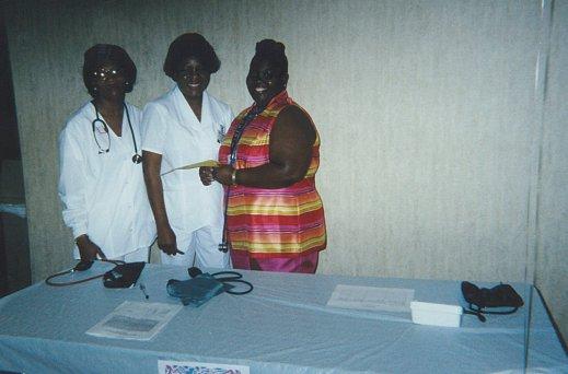 Nurses at a School Blood Pressure Screening