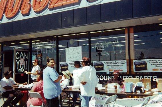 The Front of the Health Fair