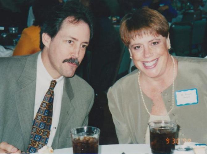 Chris Strayhorn with Mary Kay Powell