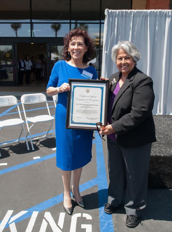Congresswoman Gloria Negrete McLeod and CEO