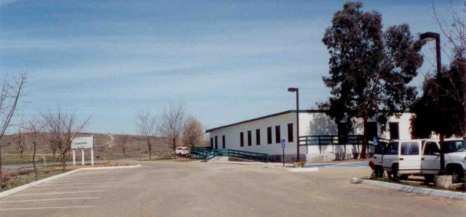 New building after construction
