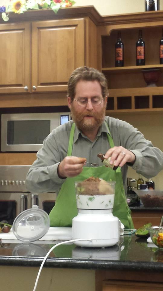 Dr. Dave Schneider makes chocolate pudding -- using avocadoes! Choc-o-cado goodness!