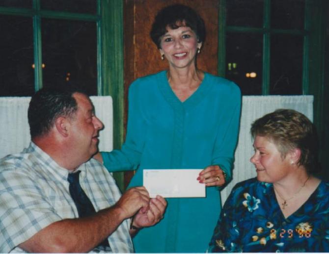 Velma with Tom and Nancy Van Coverden